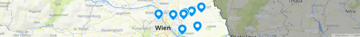 Map view for Pharmacies emergency services nearby Großhofen (Gänserndorf, Niederösterreich)